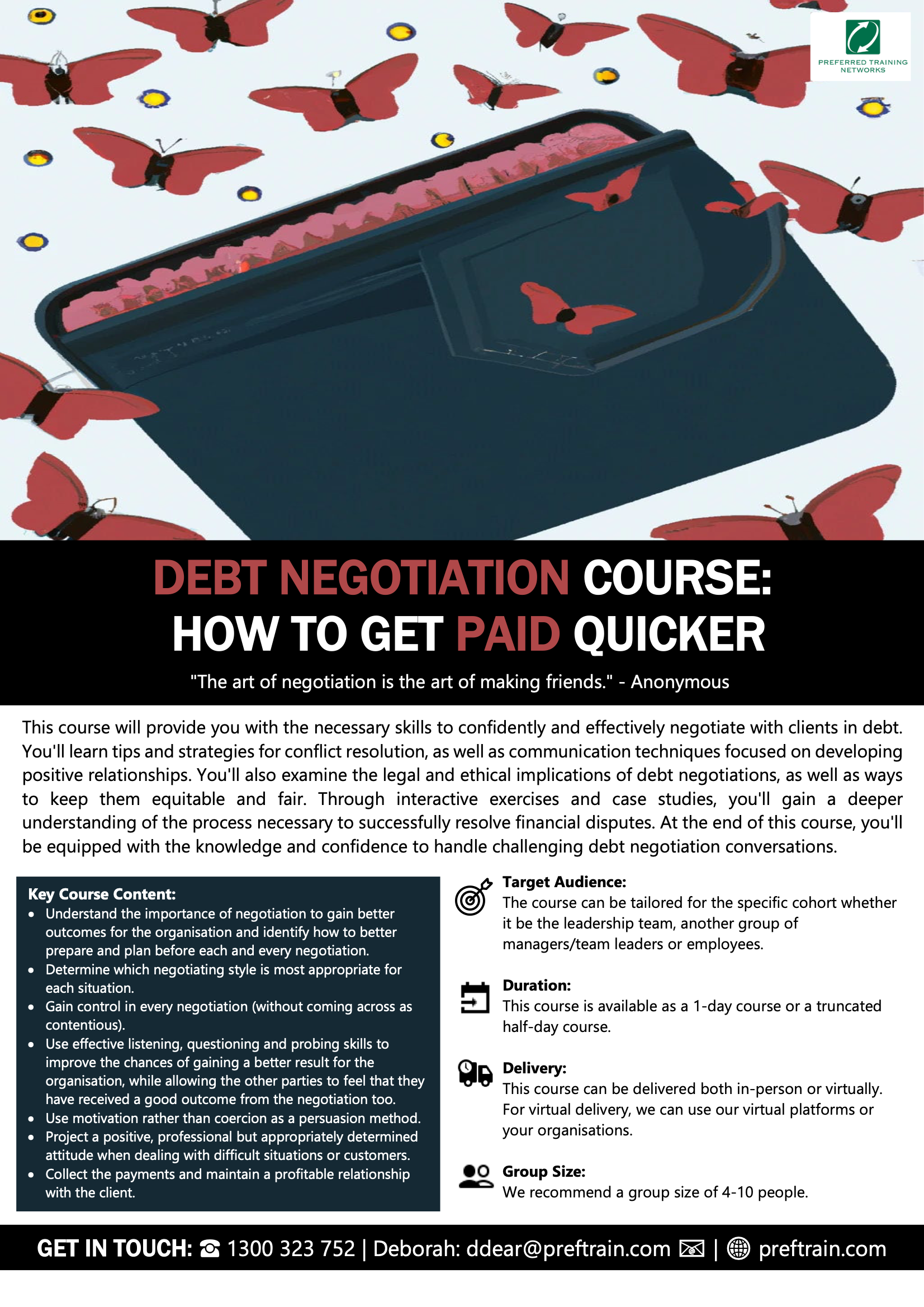 Debt Negotiation Course – How to Get Paid Quicker