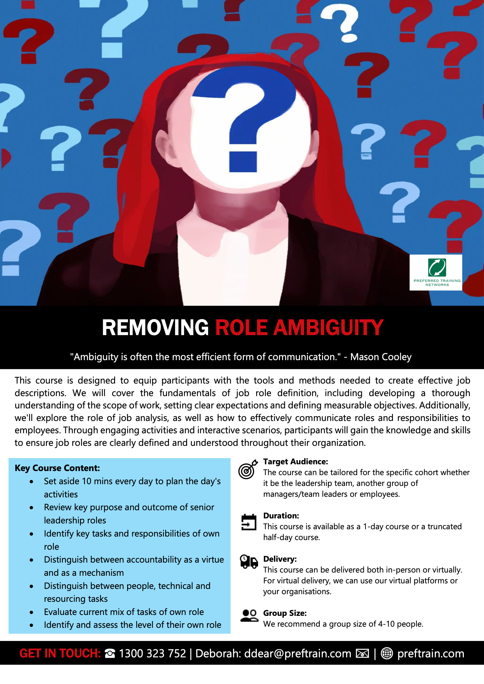 Removing Role Ambiguity