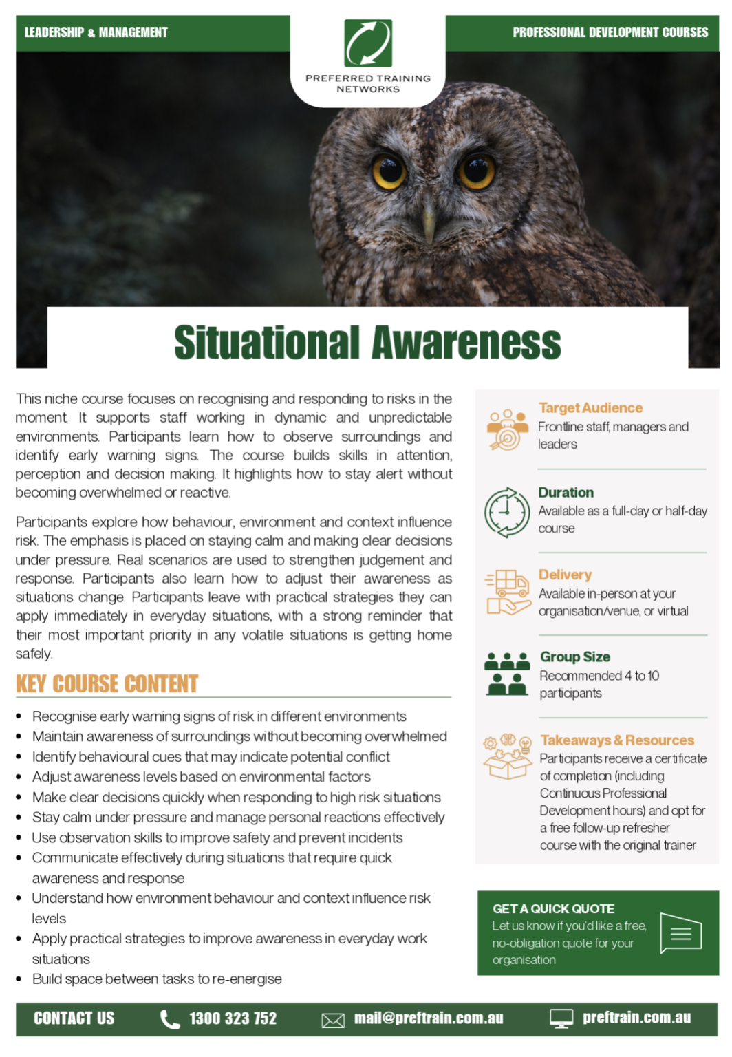situational awareness training