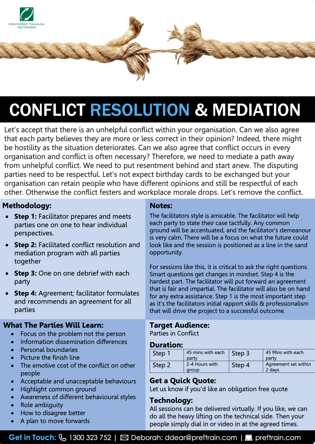 Conflict Resolution