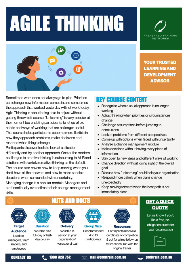 Agile Thinking Training